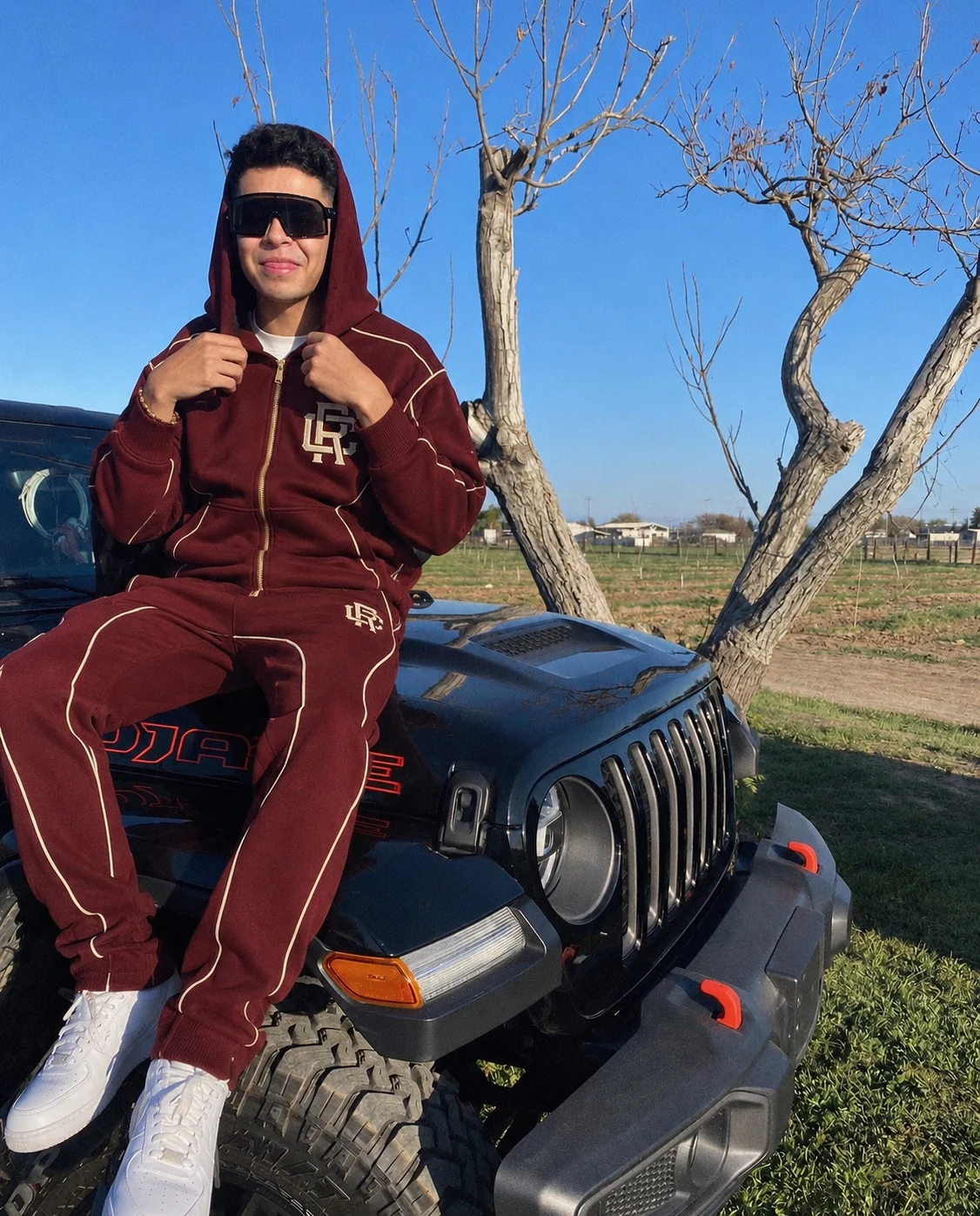 Burgundy Raffinato Club set